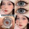 Eyeshare New MELBOURNE Contact Lenses 1 Pair Natural Brown/Gray Eye Lens 14.2mm Beautiful Softlens