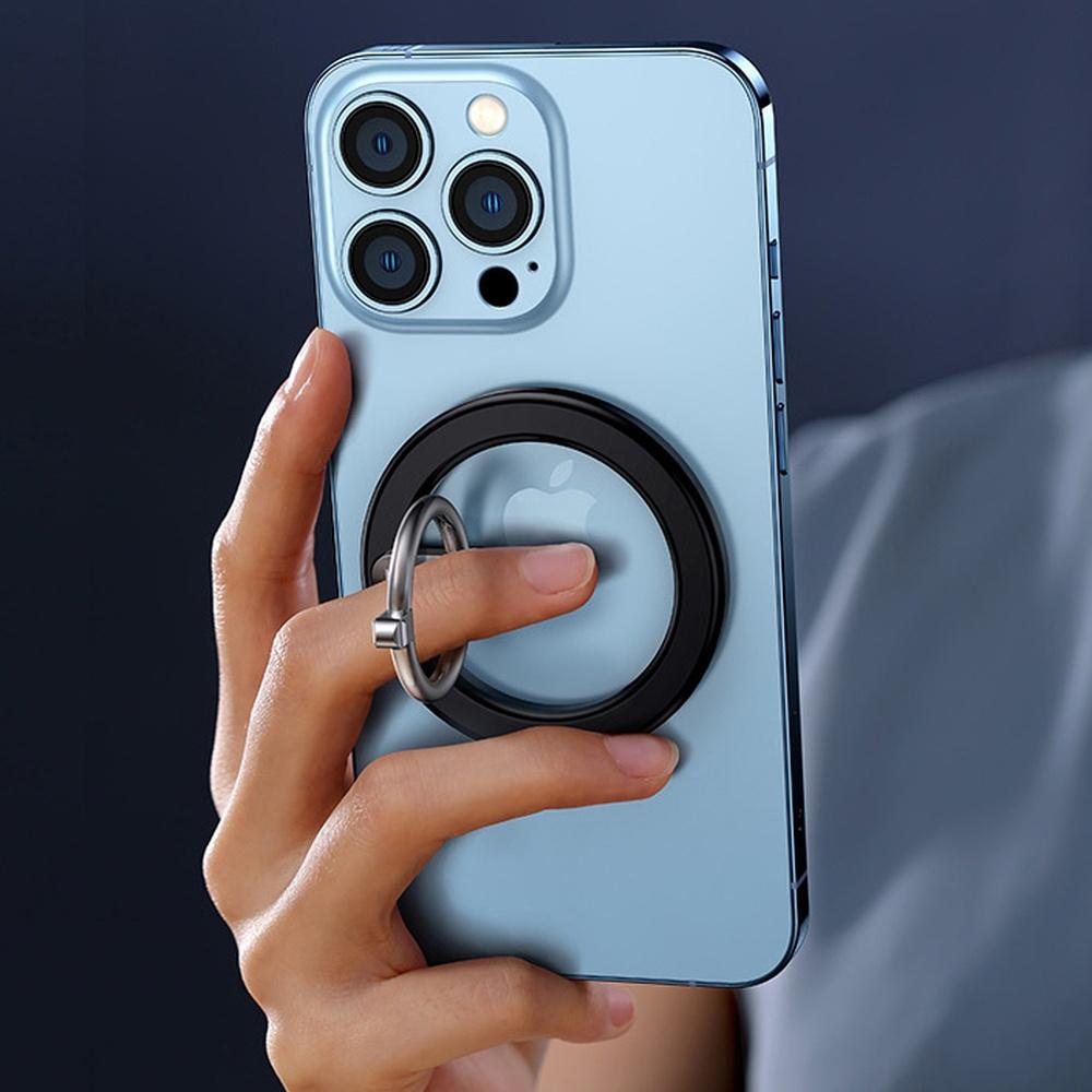 Joyroom Versatile Magnetic Car Mount & Smartphone Ring Holder - Black (JR-ZS294)