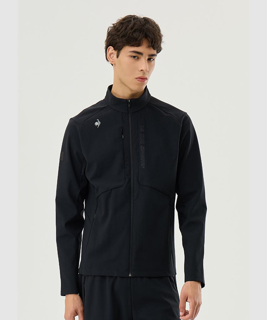 Lecoq Tricot Brushed Track Top Black (Qp423Efto1) (B Type)