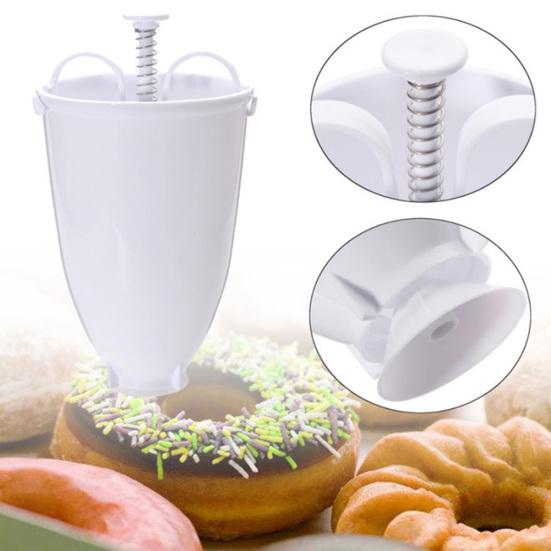 Dispenser Portatile in Plastica per Ciambelle Stampo per Ciambelle Strumento Fai-da-te per la Cucina