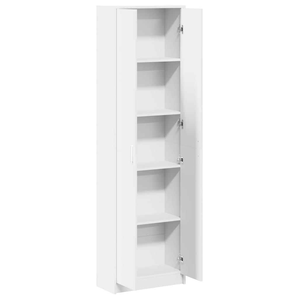 Armadio con Ripiano Bianco 55 x 25 x 189 cm Legno Ingegnerizzato