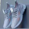 Primavera, estate e autunno, nuove scarpe da uomo traspiranti, versatili, casual e ammortizzate, in mesh intrecciato.