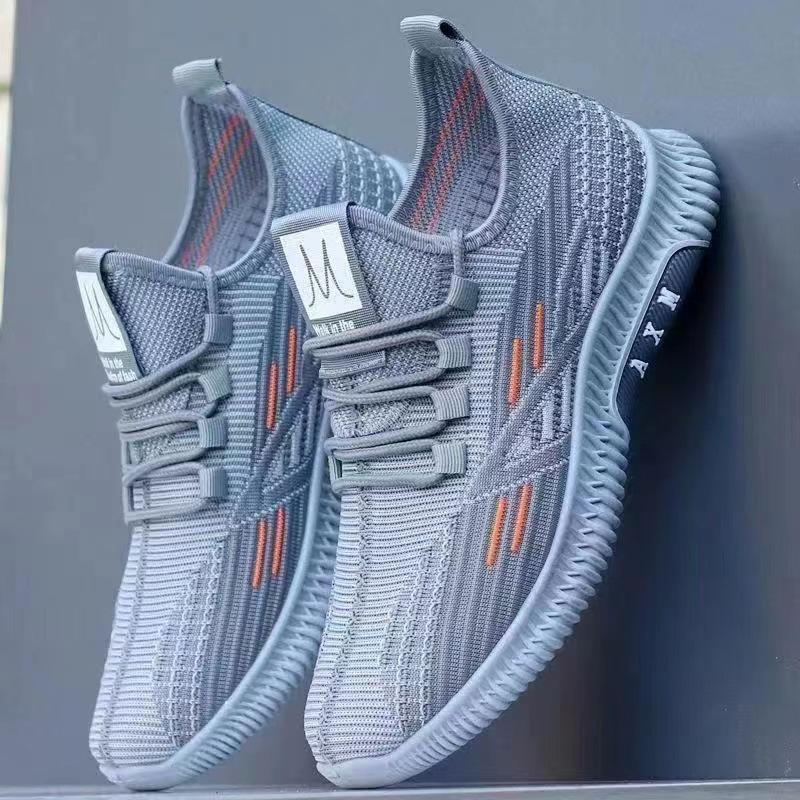 Primavera, estate e autunno, nuove scarpe da uomo traspiranti, versatili, casual e ammortizzate, in mesh intrecciato.
