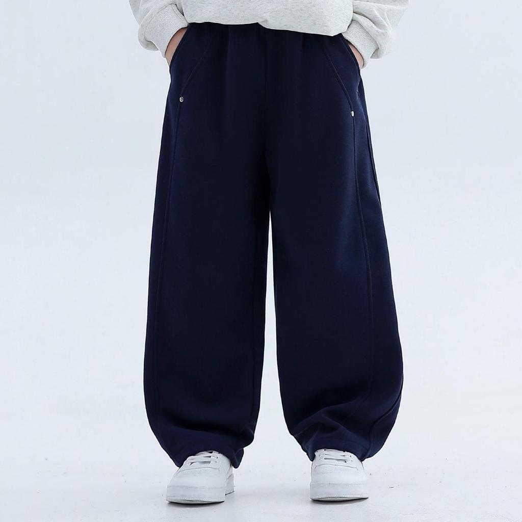 Trendy Boys' Loose Straight-Leg Autumn Pants - Wide-Leg Casual Fashion for Kids