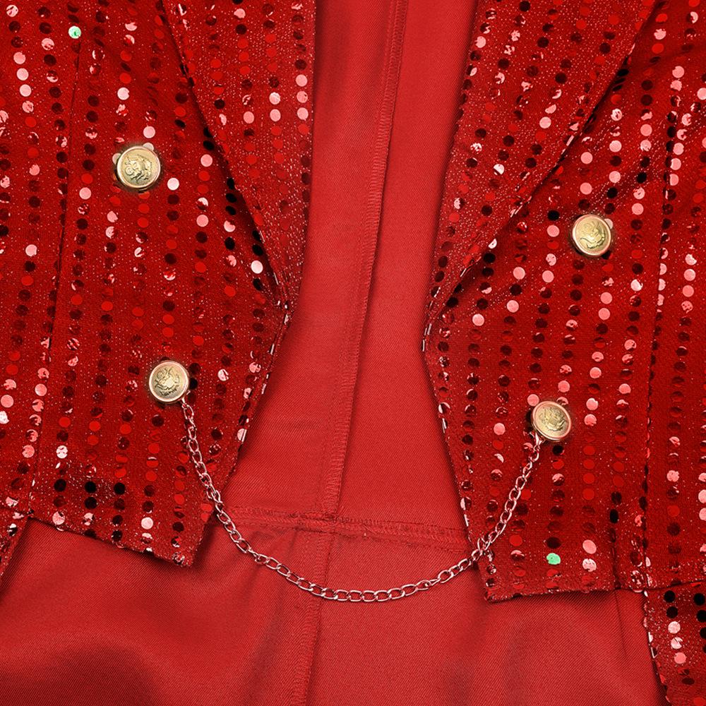 Sparkly Irish Green Sequin Tailcoat Jacket for Saint Patrick's Day