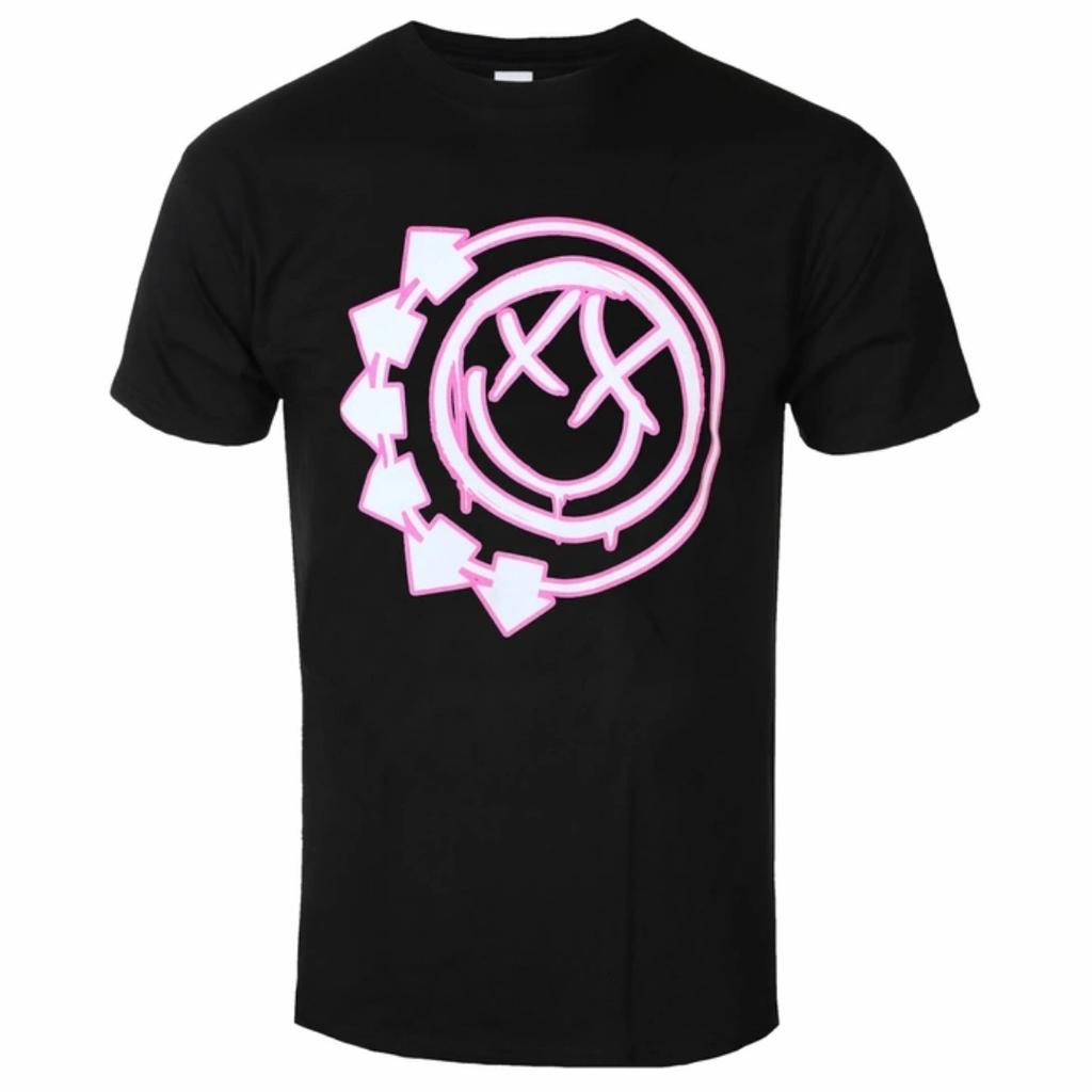 Blink182 Bones Pattern Printed Pop Punk Band Tshirt In Street Hiphop Style Suitable For Both Unisex And Unisex