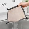 Heat Resistant Oven Liner Silicone Fiber Baking Mat with Button Non-Stick Safe Rectangle Tray Leakproof Reistant Snap to Form Kitchen Gadget