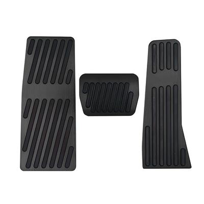 SAWAKAKI Aluminum Accelerator Brake Pedal and Footrest Cover Set for DM KH Sedan Fastback BP Series Pedal, Cover, (Black) CX-80/CX-30 Series/CX-60
