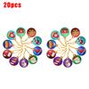 10/20/30pcs DIY Full Drills Diamond Painting Christmas Tree Pendant Hanging Ornament Christmas Decoration Natal Navided