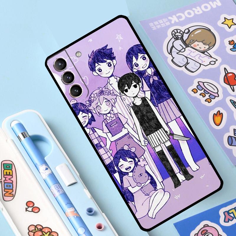 Omori Game Case For Samsung Galaxy S23 S21 S22 Ultra Plus Note 10 20 S8 S9 S10 Plus S20 FE Cover Case