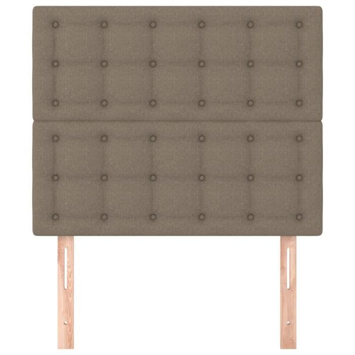 Exclusive House - Taupe Headboard 100x5x118/128 Cm Fabric
