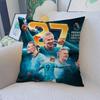 E-Erling B-Braut FootballStar H-Haaland Poduszka Poduszka Anime Pokrowiec na Poduszkę do Kanapy Łóżka Zagłówek Pokrowiec na Poduszkę 45x45 cm Moda