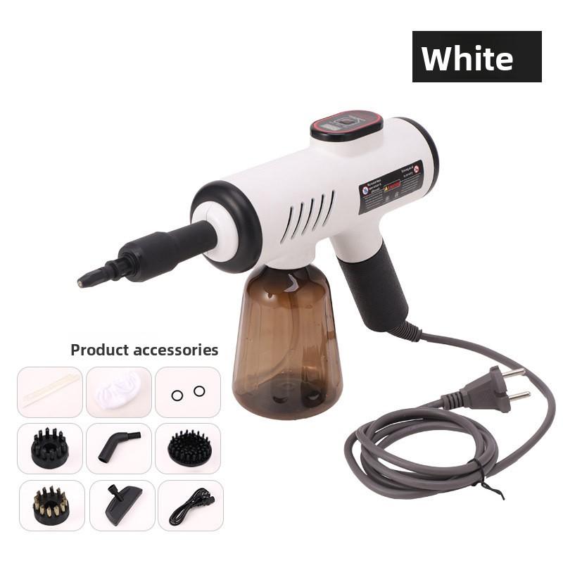 

Digital Handheld Steam Gun High Temperature and High Pressure Steam Cleaner, Multi-functional Portable Small Cleaning Machine European regulations білий