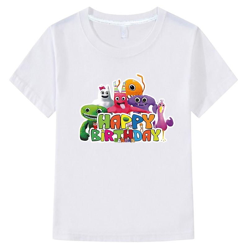 

Детская футболка Garten of Banban Jumbo Josh Monster, хлопковые топы с короткими рукавами, футболка с аниме y2k, детская одежда, одежда для мальчиков и девочек, летние футболки 100 белый