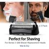 3 Pack 32B S3 Electric Replacement Heads for Braun Series 3 Shavers, Compatible with 3040s 3080s-4 370cc 3070cc 3000s 3010 3090cc Etc.