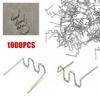 300/1000pcs Wave Staples For Car Bumper Bodywork Plastic Stapler Repair Kit 0.6/0.8mm Pre-cut Wave Staples Soldering Tools