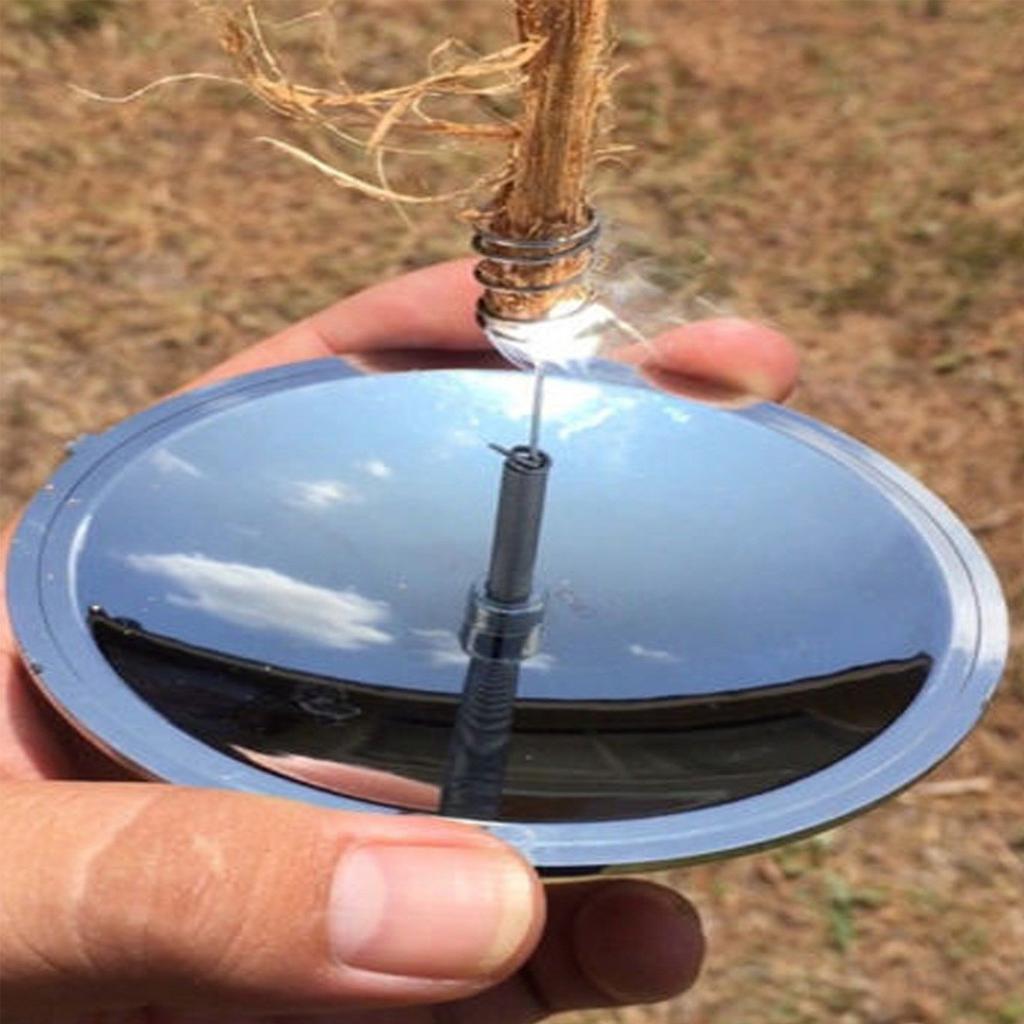 Solar Igniter Outdoor Hiking Camping Wilderness  Portable Solar Cooker Fire Lighter