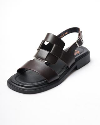 Aquamarin 3900 36 Chocolate Leather Sandals
