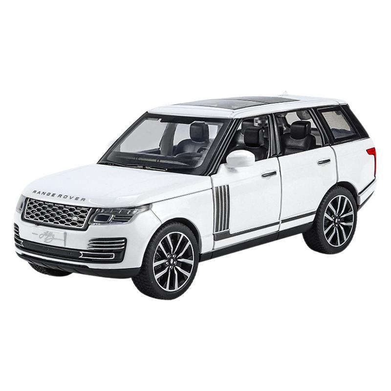 

1/32 Land Rover Range Rover 50-летний юбилей Внедорожник Автомобиль из сплава Литая модель автомобиля Автомобиль Коллекция Центральное управление Подарок белый