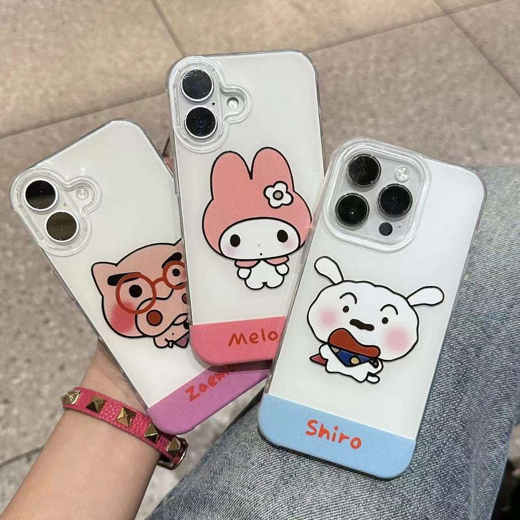Superman Xiaobai Melody Is Suitable for Apple 17Promax Mobile Phone Case IP16 Large Hole IMD15Pro Cute 14 Sets