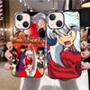 B-3 Inuyasha Black Case for Samsung S24 S23 S22 S21 S20 FE S10 Lite Ultra S7 S8 S9 Plus A05S A11 A12 A13 A15 A22 A24 A25 A32 A52 A71 5G