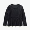 Training Wear Soft Dry UV Protection 32MAD304 Black XL [Mizuno] T-Shirt (Long Sleeve) Sweat-wicking, Quick-drying, Women's