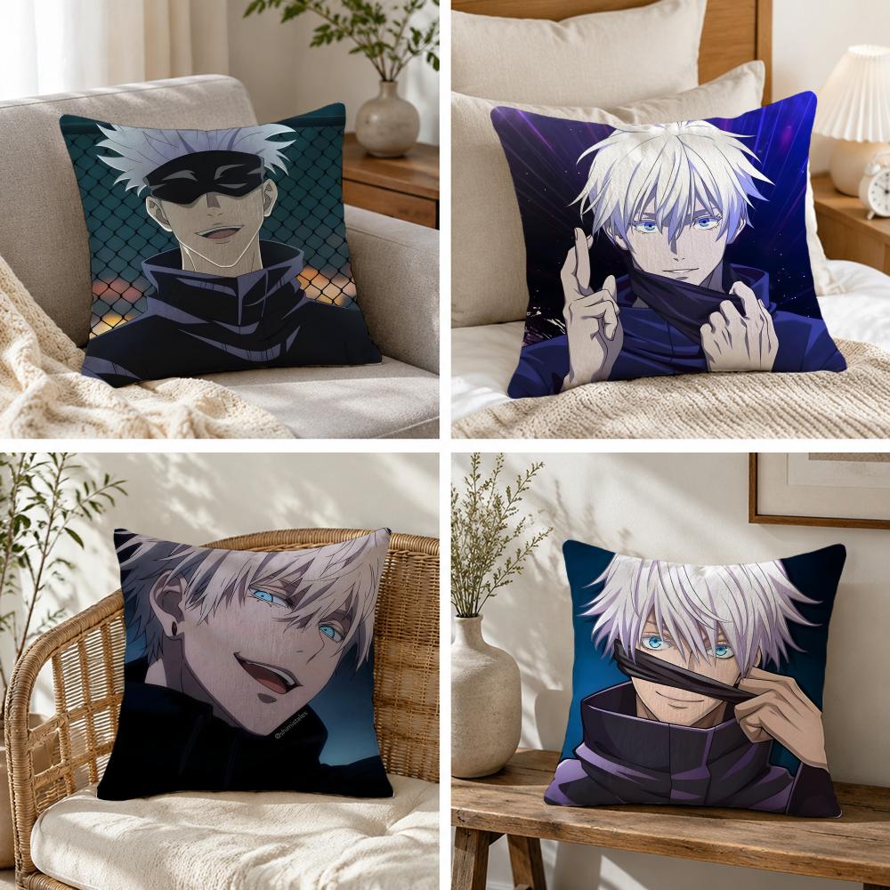 Anime Gojo Satoru Kussenhoes Patroon Kussenhoes Romantisch Gezellig Huis Bank Decoratie