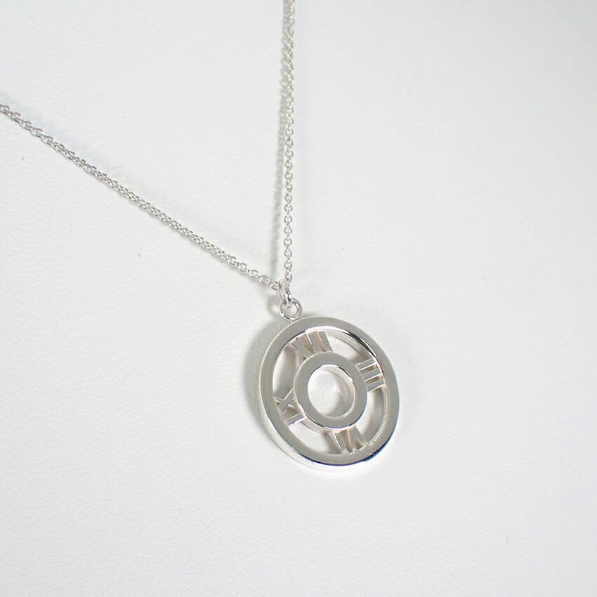 [Used] TIFFANY 925 Open Atlas Medallion Pendant/Necklace/g508-63