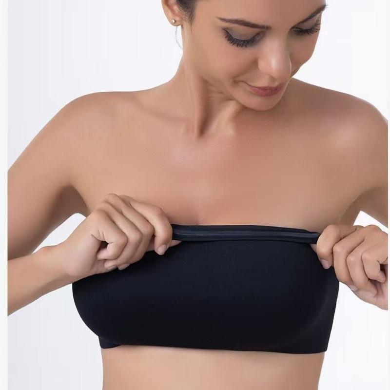 Dámská S Sexy Bez Zad Push Up Bez Ramínek Podprsenka Protiskluzová Omotávka Hrudníku Spodní Prádlo