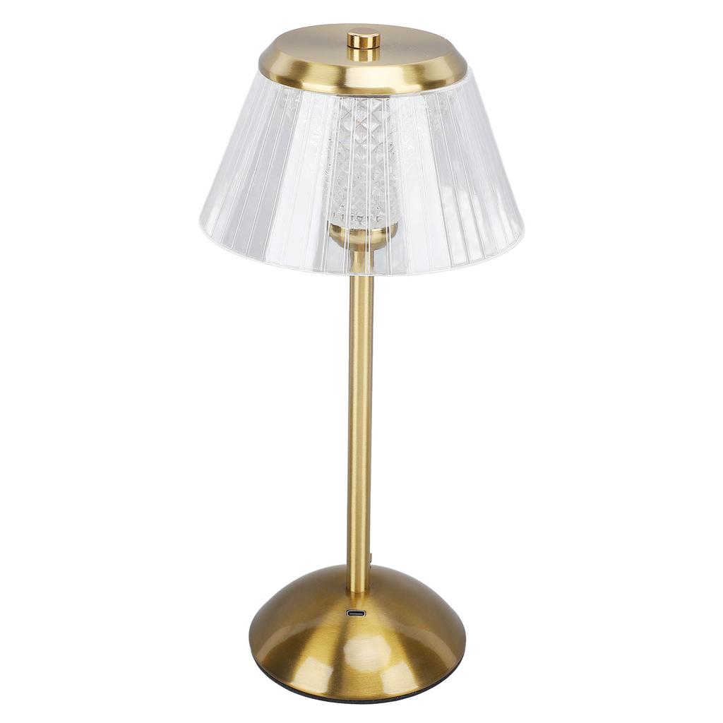 Cordless Desk Lamp Rechargeable 3 Color Temperature Dimmable LED Nightstand Table Light for Bedroom