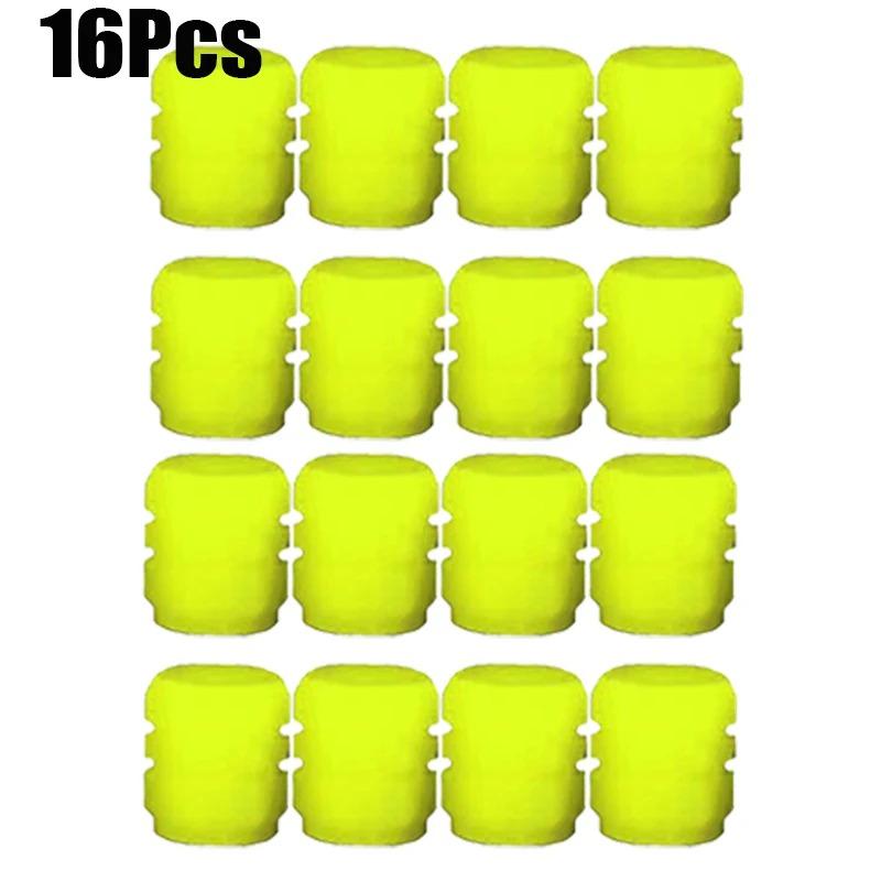 Luminous Valve Caps Fluorescent Green Blue Night Glowing Car Motorcycle Bicycle Wheel Styling Tyre Hub Universal Cap Decor 4Pcs