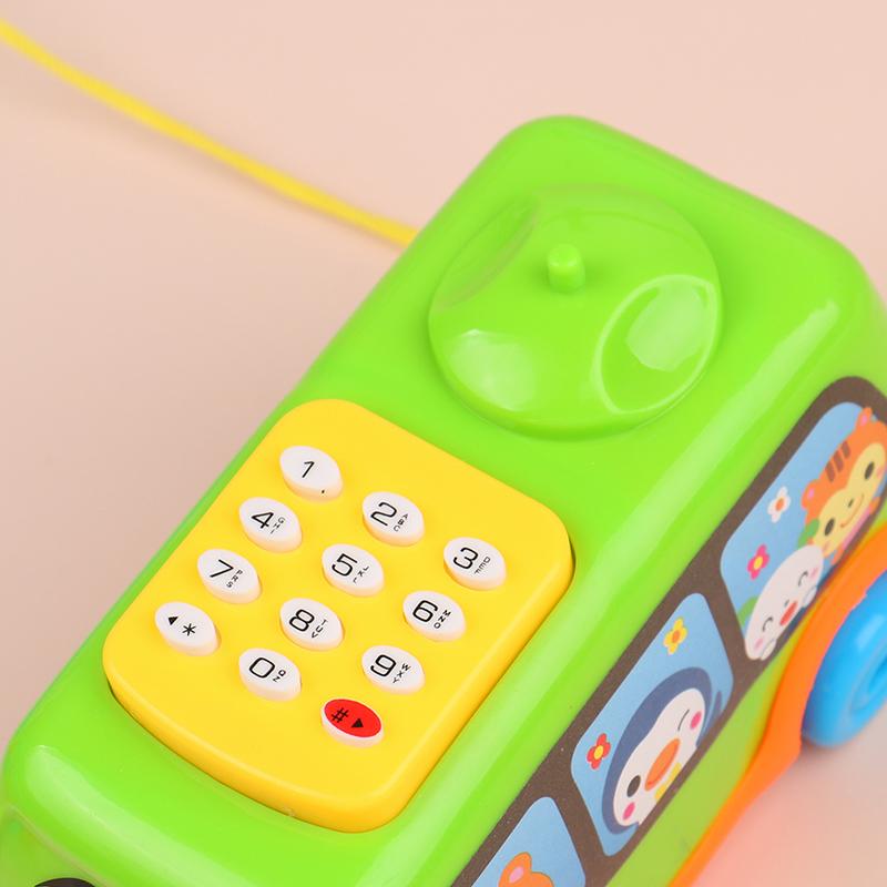 Baby Toys Music Cartoon Bus Phone Educational Developmental Kids Toy Gift Children Early Learning Exercise Baby Kids Game