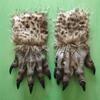 Plush Wolf Claw Latex Gloves Halloween Prop Costume Accessory For Kids And Adults