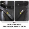 Car Seat Belt Leather Safety Shoulder QGSE Cover Protection Pad For Renault RS Kadjar Captur Clio Megane 2 3 4 RS Koleos Logan