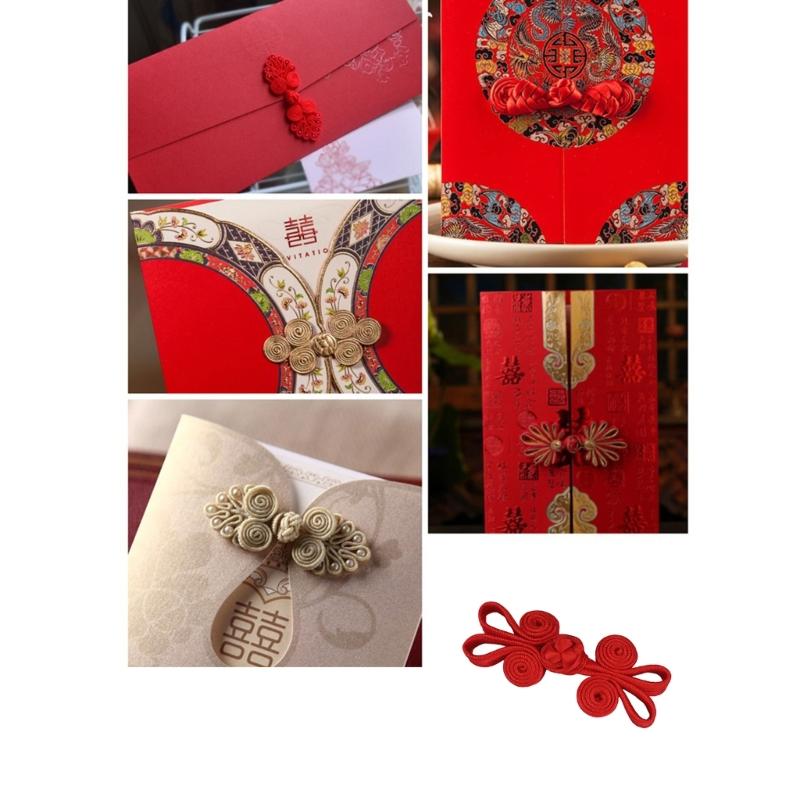 Cheongsam knoflíky Čínské uzlové zapínání Knoflíky pro DIY šití Svetr Kardigan