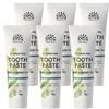 Urtekram Mint and Green Tea Toothpaste, 75ml, Set of 6