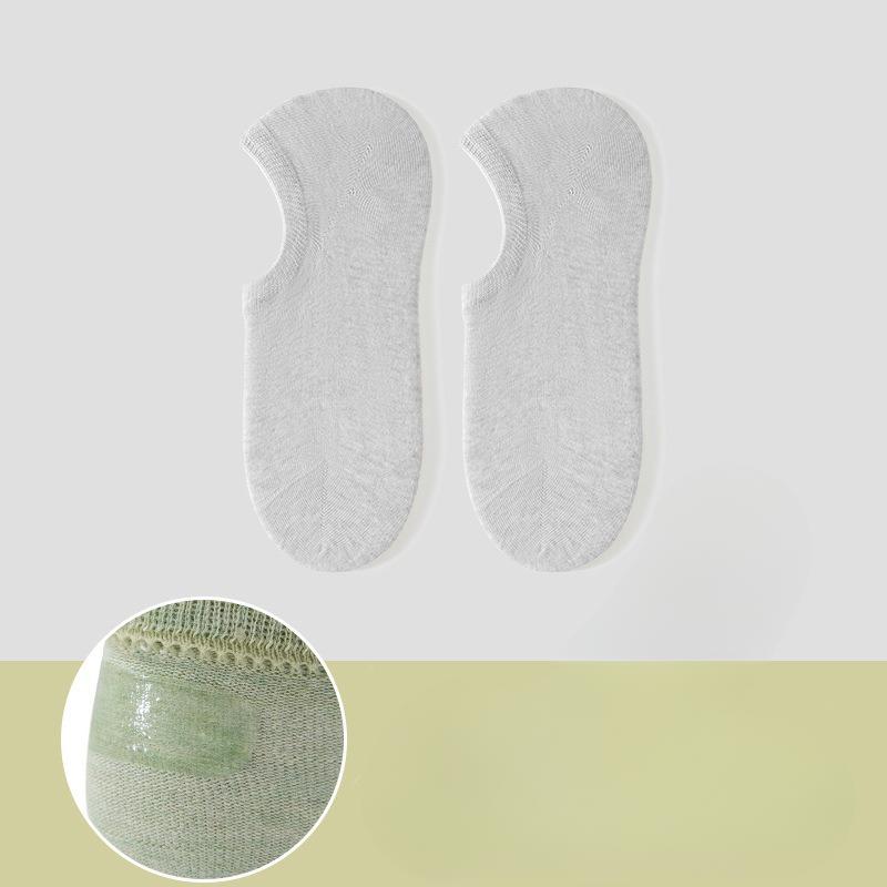 Female Summer Thin Pure Cotton Shallow Mouth Invisible Non Slip Not To Fall with The Boat Socks