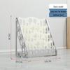 Kids' Floor-Standing Bookshelf & Toy Storage Rack - Plastic Cartoon Design