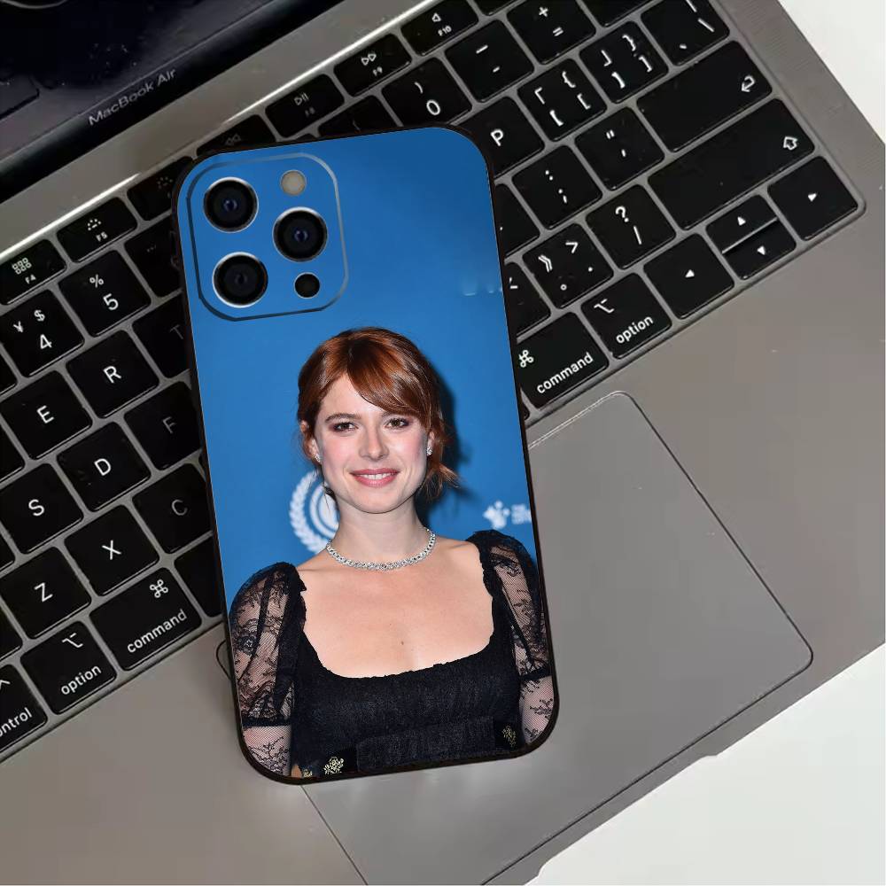 Jessie Buckley Phone Case For iPhone 17,16,15,14,13,12,11 Plus,Pro Max,XS,Soft Silicone Black Cover