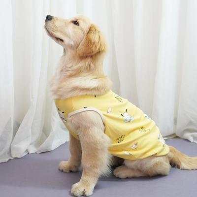 Pet It Pure Cotton Pet Clothes Summer Thin Dog Vest Cute Golden Retriever Clothes Summer Breathable Large Dog Clothes