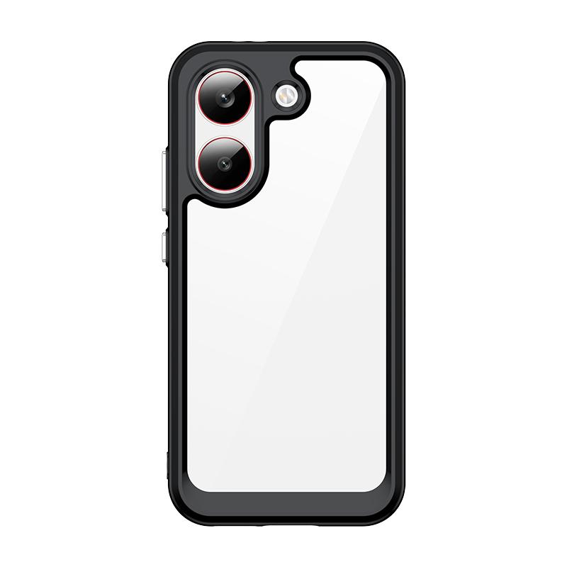 For Poco X8 Pro Clear Case For Xiaomi Poco X8 Pro Cover Funda Coque Hard Translucent Soft Frame Phone Bumper Poco X8 Pro