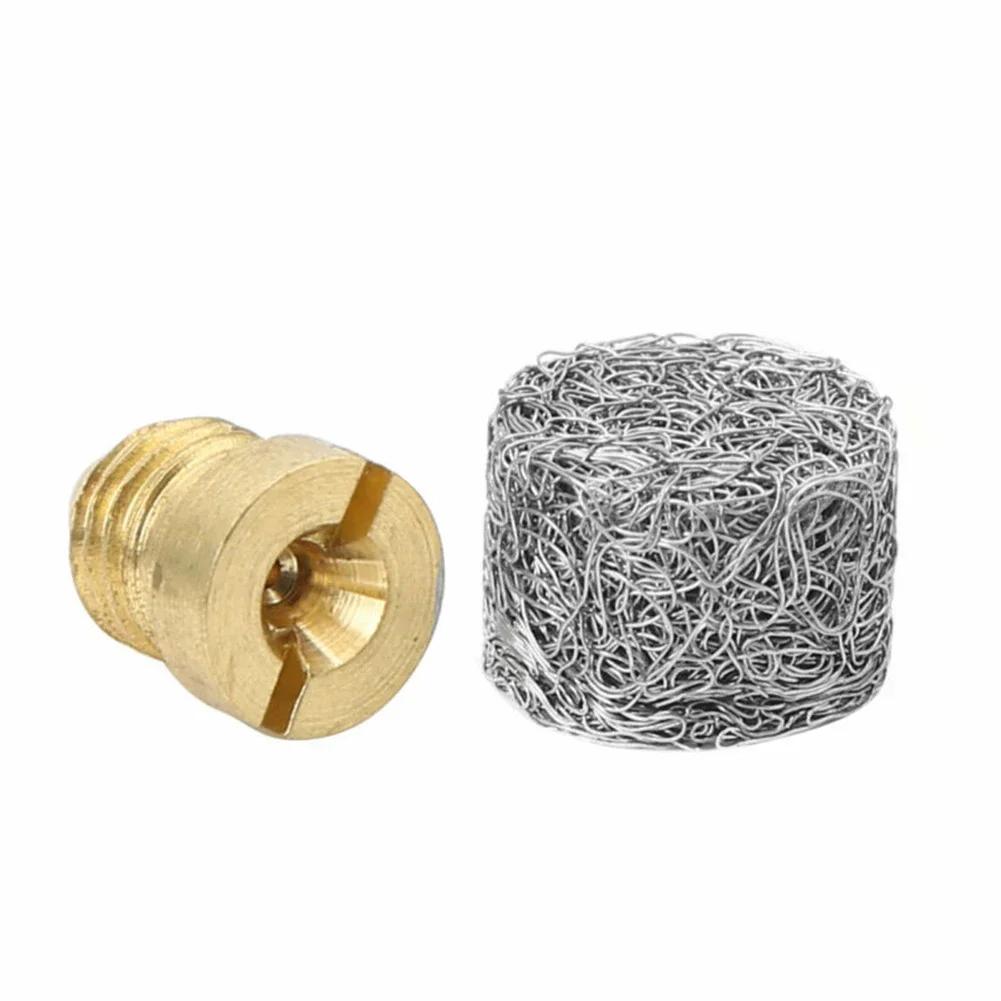Universal Brass 1.0mm/1.1 Mm Thread Snow Foam Orifice Nozzle Tips + Foam Maker For Snow Foam Lance Stainless Steel Lances Nozzle