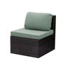 1/2/3 Seat Patio Chair Seat Covers Outdoor Sofa Cushion Slipcover Thicken Garden Lounge Chair Cushion Replacement Seat Covers