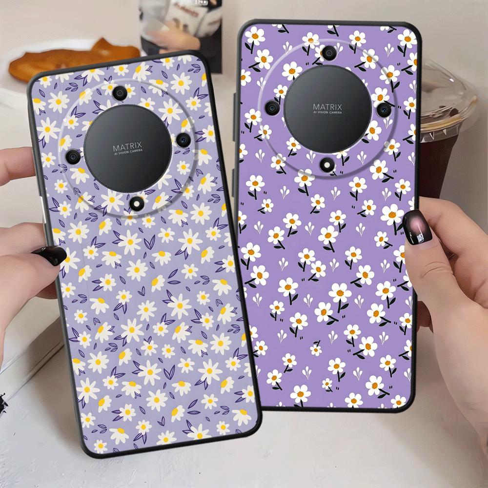 Cartoon Daisy Case for Honor Magic5Lite 90 70 X7 8X X8 X6 X9a X5b 200 400 Lite Funda Phone Cover
