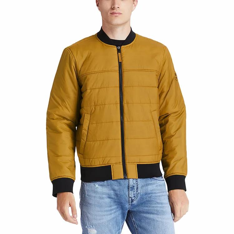 Timberland Puffer Jacket Men's Yellow (Unisex) Puffer Jackets A2ET3 P47
