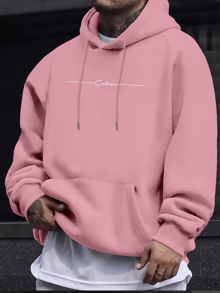 Letter Print, Apparel, Fashion Hoodies