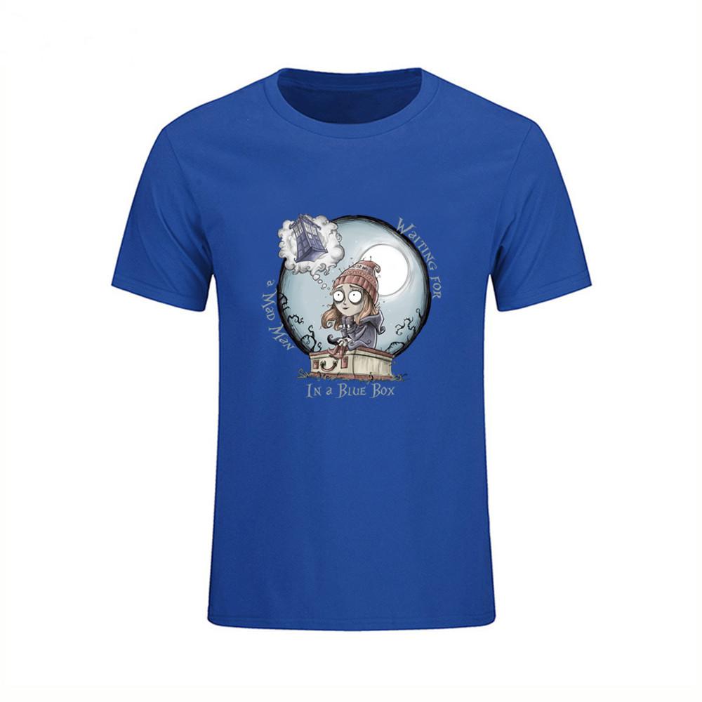 Homme Short Sleeve Tops Tee Shirts The Girl Who Waited Dr Who Men S