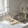Plastic Pot Lid Storage Rack Draining Pot Cover Holder Durable Kitchen Storage Rack  Pantry