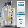 transparent 2.7l with tea infuser & dual straws