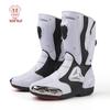 Unisex High-Top Off-Road Motorcycle Riding Boots with Rotary Buckle